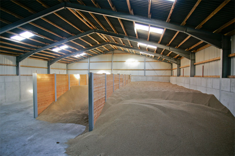 Neubau einer Getreidelagerhalle in Legden